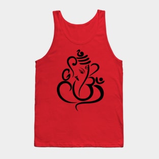 Ganesha, elephant-headed Hindu god of beginnings! Tank Top